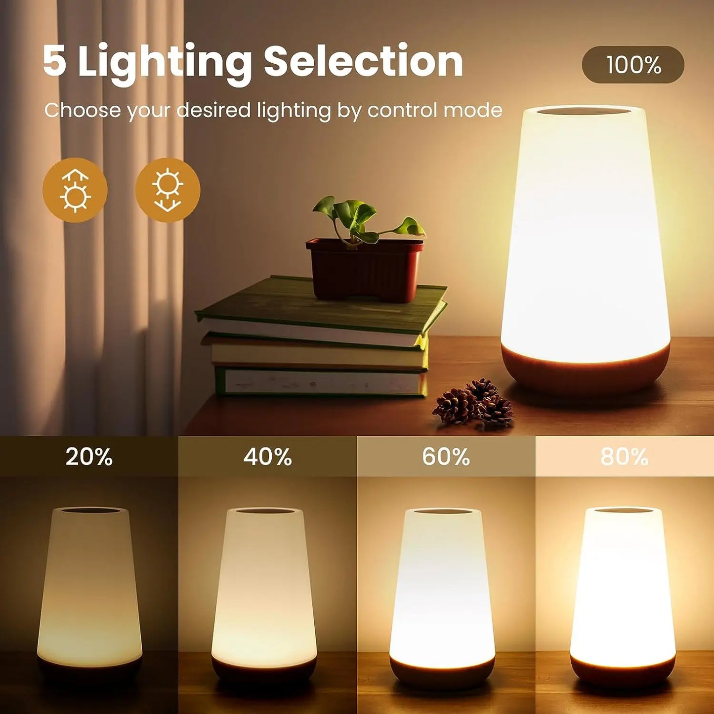 Magic RGB Night Light - 13 Colors Touch and Remote Control