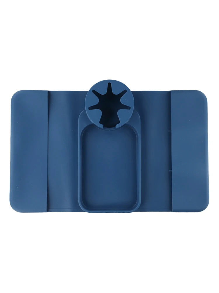Non Slip Silicone Couch Cup Holder Tray with Side Pockets for Drinks and Remotes Convenient Organizer for Sofa