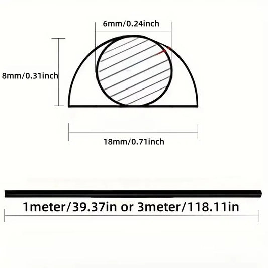 1Pc 1/3Meter Cord Management Channel,Invisible Decorative Wire Cover, Anti-Step Protector, Adhesive Soft Cable Raceway with Cap