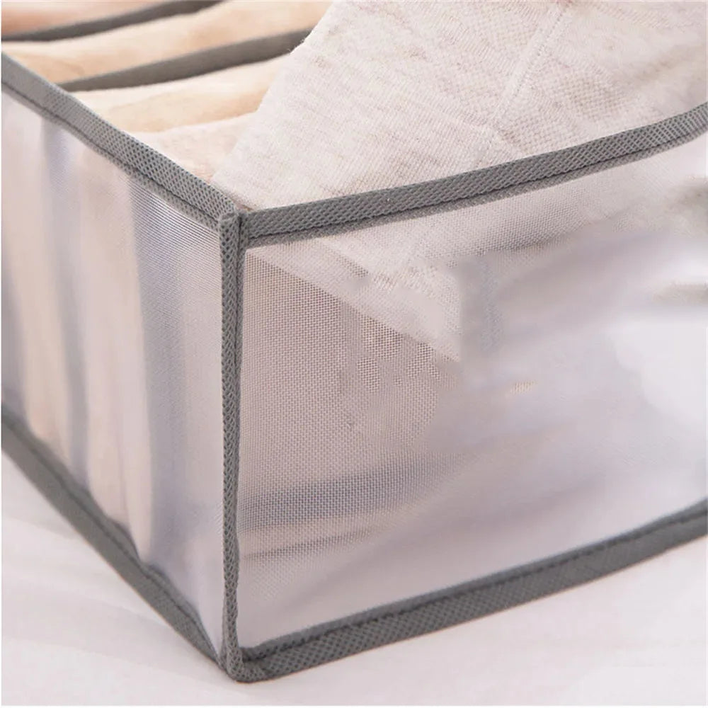 NeatNest™ Foldable Clothes Organizer – 6/7/9/11 Grid Wardrobe Divider