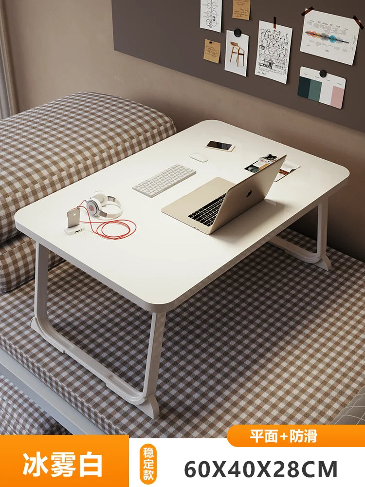 Folding Minimalist Corner Adjustable Portable Office Laptop Standing Desk Modern Ergonomic Lap L-Shaped Gaming Computer Bed