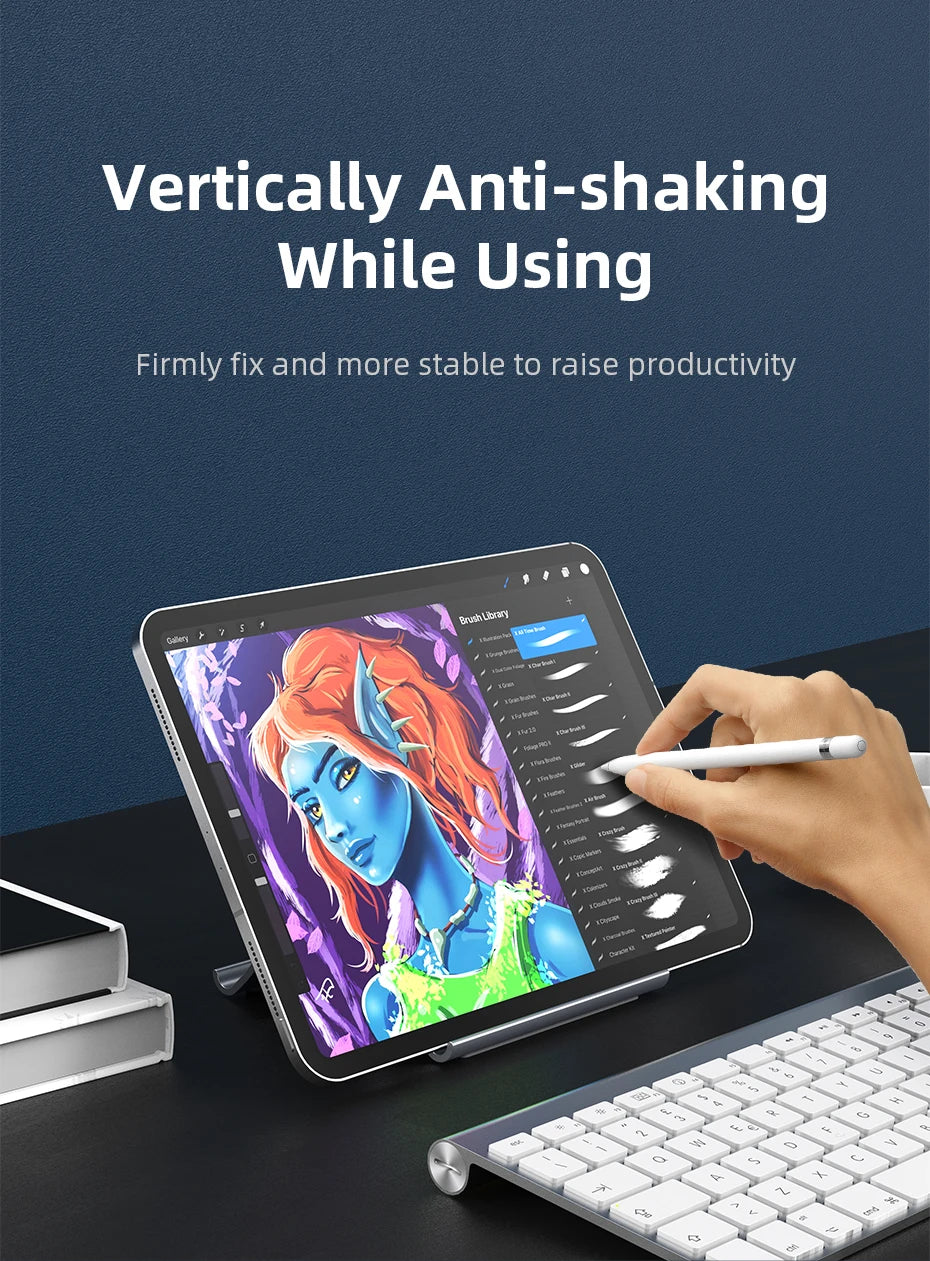 CABLETIME Vertical Laptop Stand Desktop Gravity Holder Notebook Support For MacBook Pro Air Surface HP Dell   iPad Tablet Stand