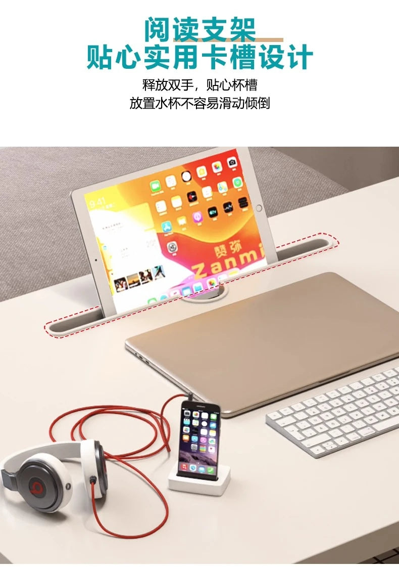 Folding Minimalist Corner Adjustable Portable Office Laptop Standing Desk Modern Ergonomic Lap L-Shaped Gaming Computer Bed