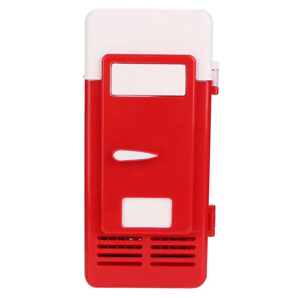 Mini USB Office Mini Heating And Cooling Dual Use Portable Refrigerator Drink Cooler