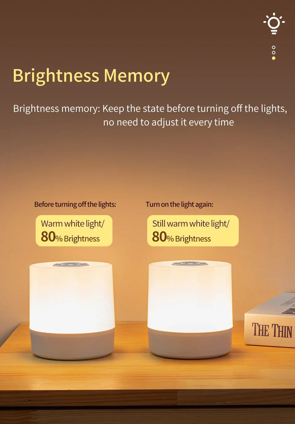 LED Touch Glow Night Light Remote Control Timing Dimming Baby Room Bedroom Lighting Table Lamp Decoration Bedside Sleeping Lamp