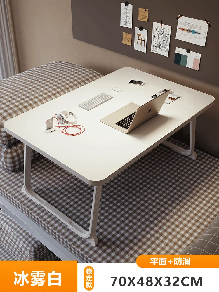 Folding Minimalist Corner Adjustable Portable Office Laptop Standing Desk Modern Ergonomic Lap L-Shaped Gaming Computer Bed