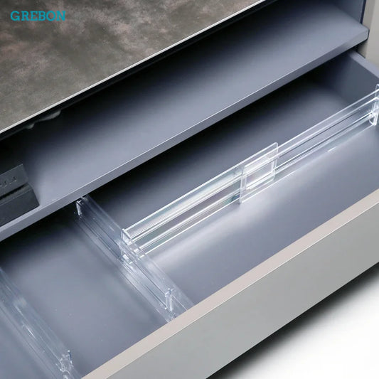 Expandable Drawer Divider Adjustable Plastic Storage Grid Organizer Underwear Socks Jewelry Tray Stationery DIY Modular Divider