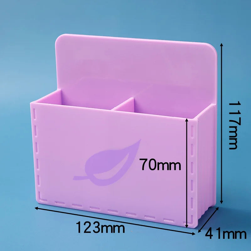 New Macaron Whiteboard Pen Storage Box Magnetic Hanging Suction Pen Holder Blackboard Wall Hanging Magnetic Graffiti Brush Box