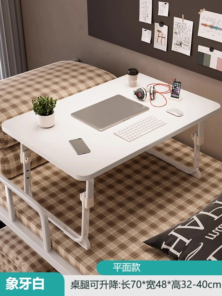 Folding Minimalist Corner Adjustable Portable Office Laptop Standing Desk Modern Ergonomic Lap L-Shaped Gaming Computer Bed