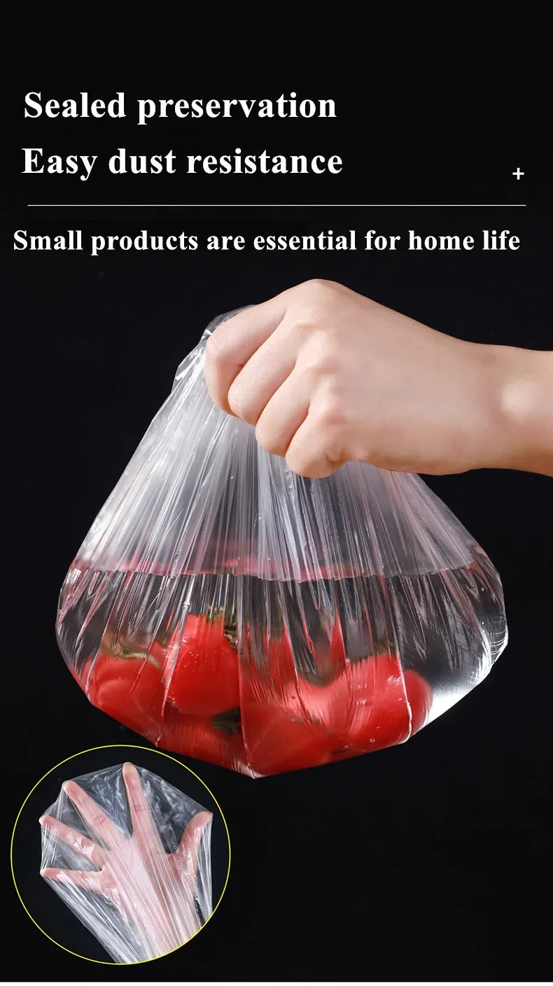 Reusable Food Wrap Storage Covers Bags For Bowl Elastic Plate Silicone Lid Cover Kitchen Fruit Plastic Fresh-Keeping Seal