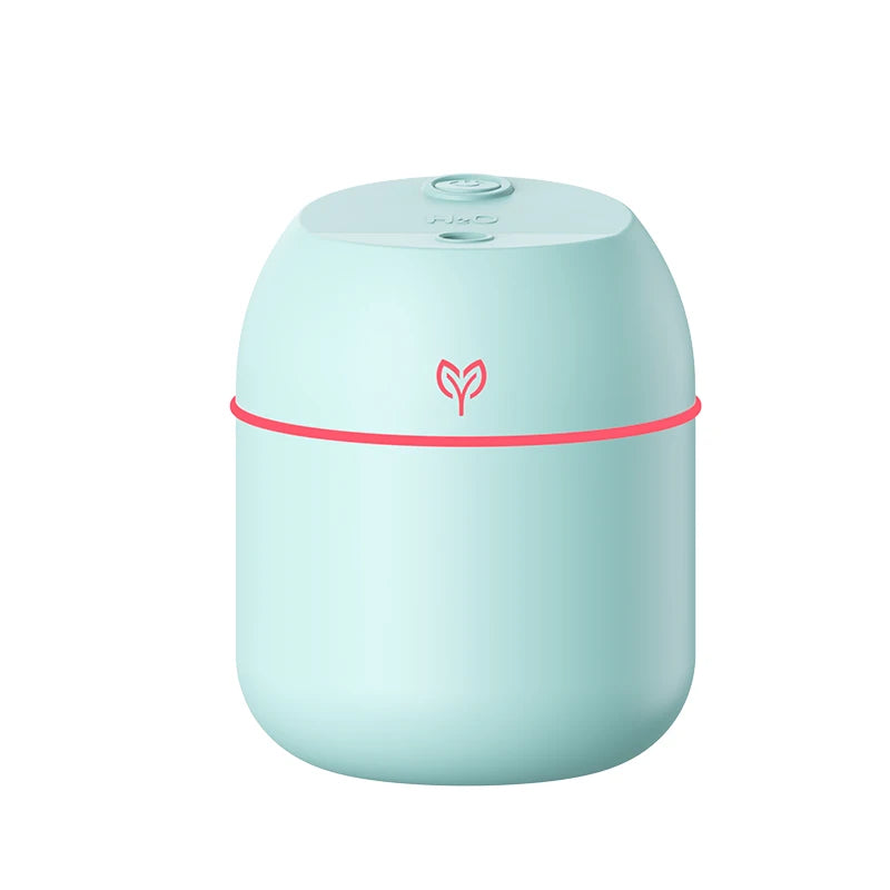Portable USB Ultrasonic Air Mini Humidifier Essential Oil Diffuser Car Purifier Aroma Anion Mist Maker with LED Lamp Lighting