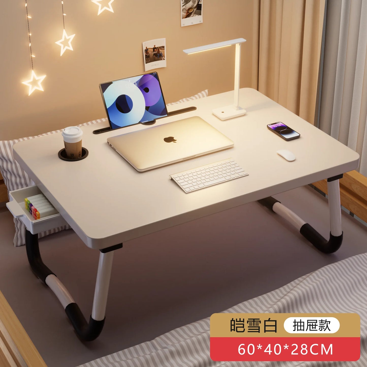 Office Desk Lap L-Shaped Computer Bed Portable Standing Laptop Minimalist Folding Modern Adjustable Ergonomic Gaming Corner