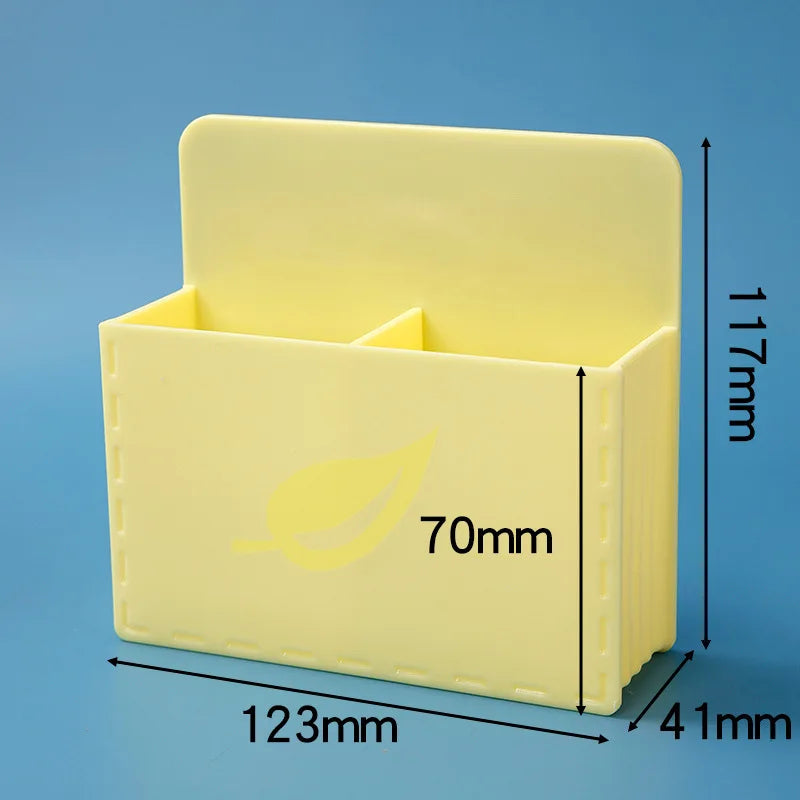 New Macaron Whiteboard Pen Storage Box Magnetic Hanging Suction Pen Holder Blackboard Wall Hanging Magnetic Graffiti Brush Box