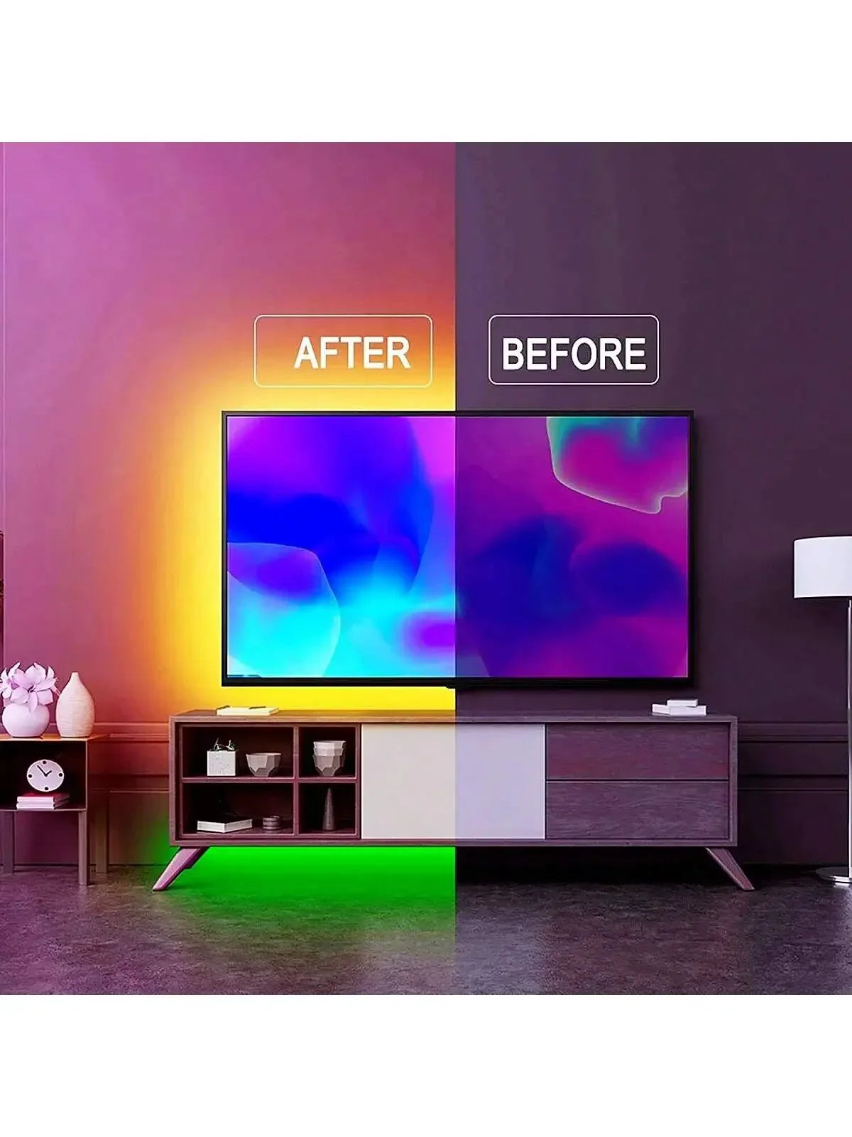 LED Strip Lights 5M 10M 20M 30M Dimmable 5050 RGB LED Lights Strips APP Control,Music Sync Color Changing TV LED Backlight