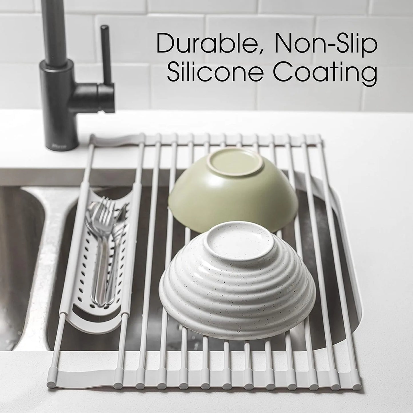 Kitchen Foldable Sink Plate Storage Bowl Holder 304 Stainless Kitchen Dish Drying Rack Dish Drainer Shelf Kitchen Accessories