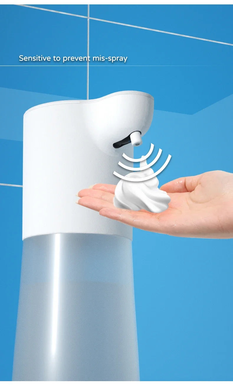 NEW 2000mAh USB Charging Automatic Induction Foam Soap Dispenser Smart Infrared Touchless Hand Washer For Kitchen Bathroom