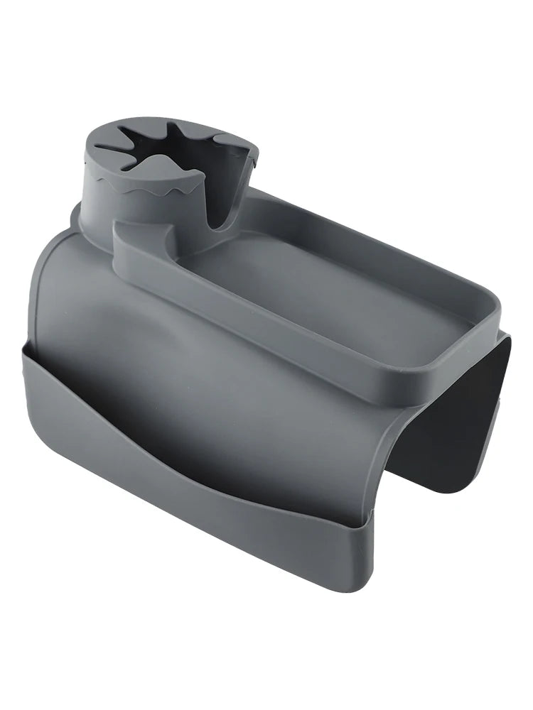 Non Slip Silicone Couch Cup Holder Tray with Side Pockets for Drinks and Remotes Convenient Organizer for Sofa