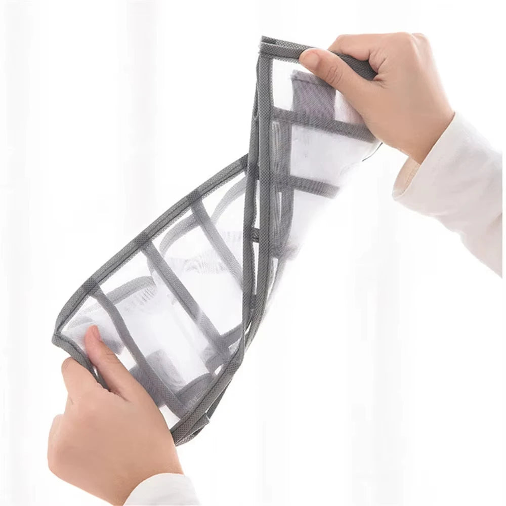 NeatNest™ Foldable Clothes Organizer – 6/7/9/11 Grid Wardrobe Divider