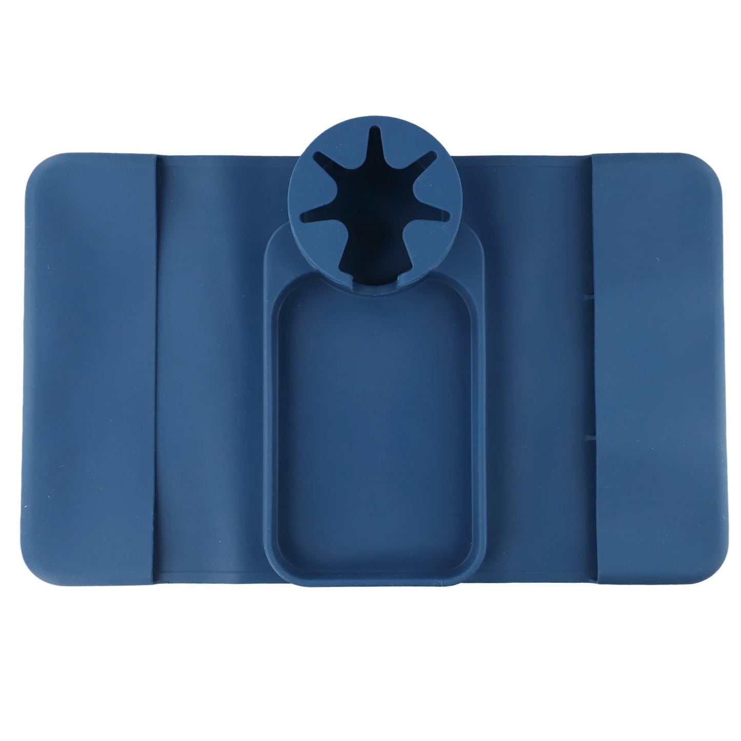 Non Slip Silicone Couch Cup Holder Tray with Side Pockets for Drinks and Remotes Convenient Organizer for Sofa