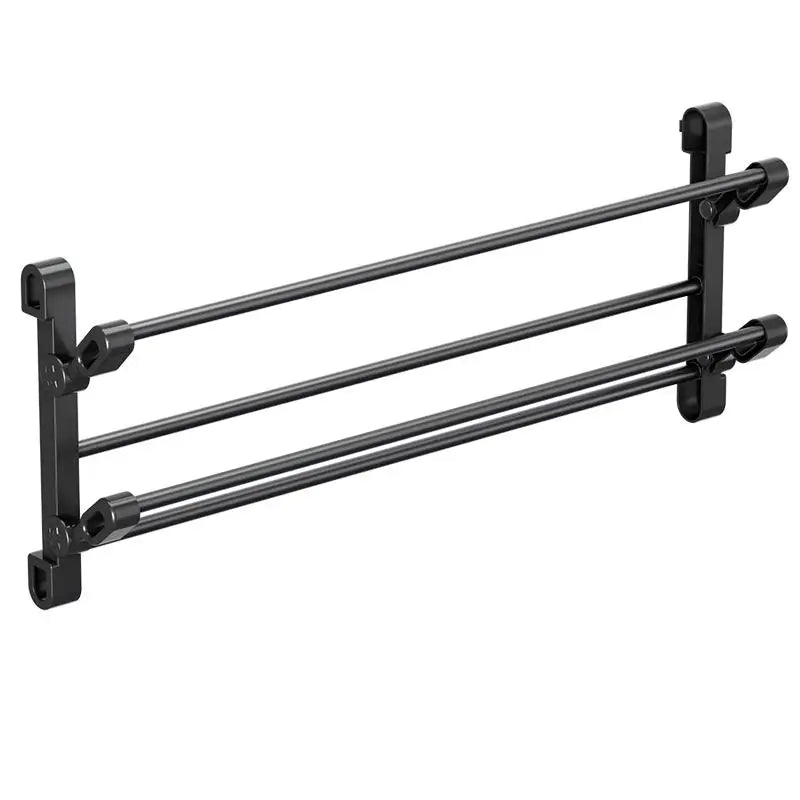Multi-Functional Wall-Mounted Batoom oe Ra Foldable Metal Storage Organizer for Toiletries And Footwear behind Door