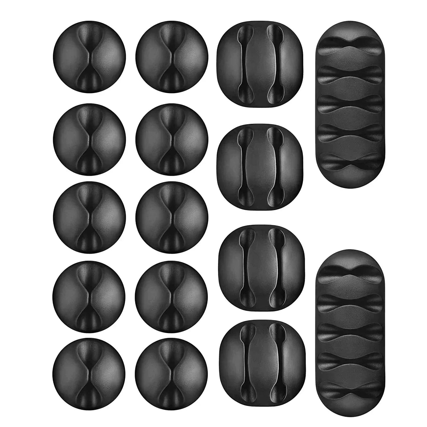 Self Adhesive Cable Clips Silicone USB Cable Organizer USB Charging Cable Winder Office Desktop Management Clips Cables Holder