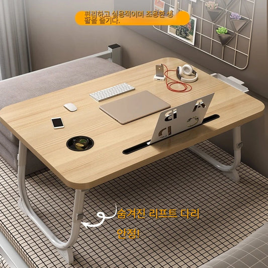 Folding Minimalist Corner Adjustable Portable Office Laptop Standing Desk Modern Ergonomic Lap L-Shaped Gaming Computer Bed