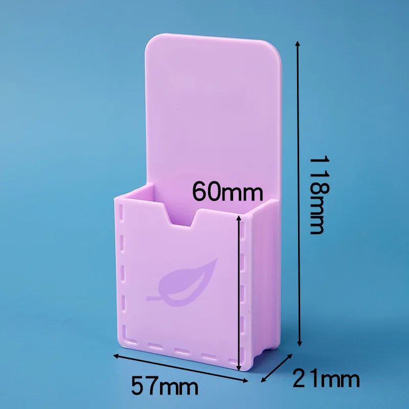 New Macaron Whiteboard Pen Storage Box Magnetic Hanging Suction Pen Holder Blackboard Wall Hanging Magnetic Graffiti Brush Box