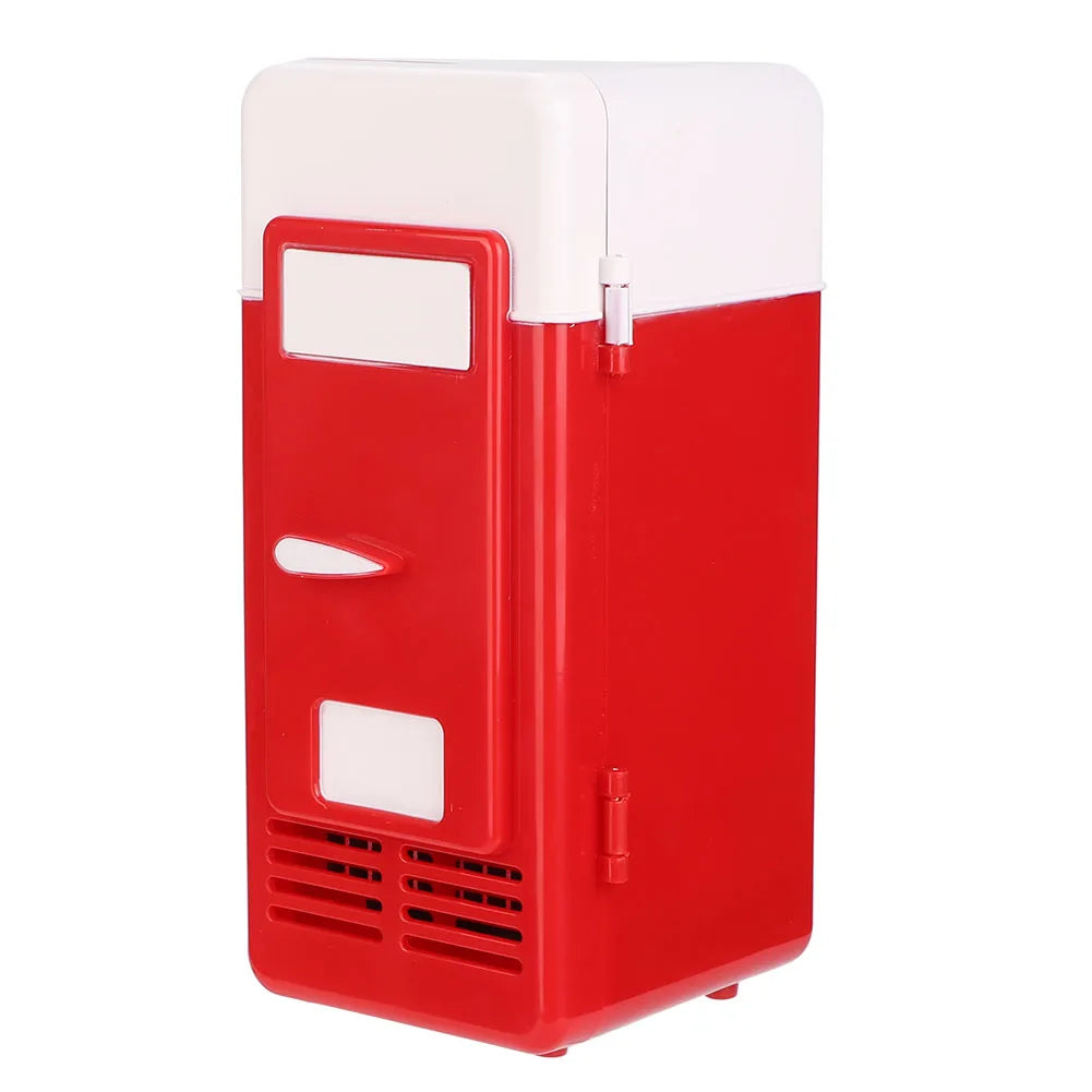 Mini USB Office Mini Heating And Cooling Dual Use Portable Refrigerator Drink Cooler