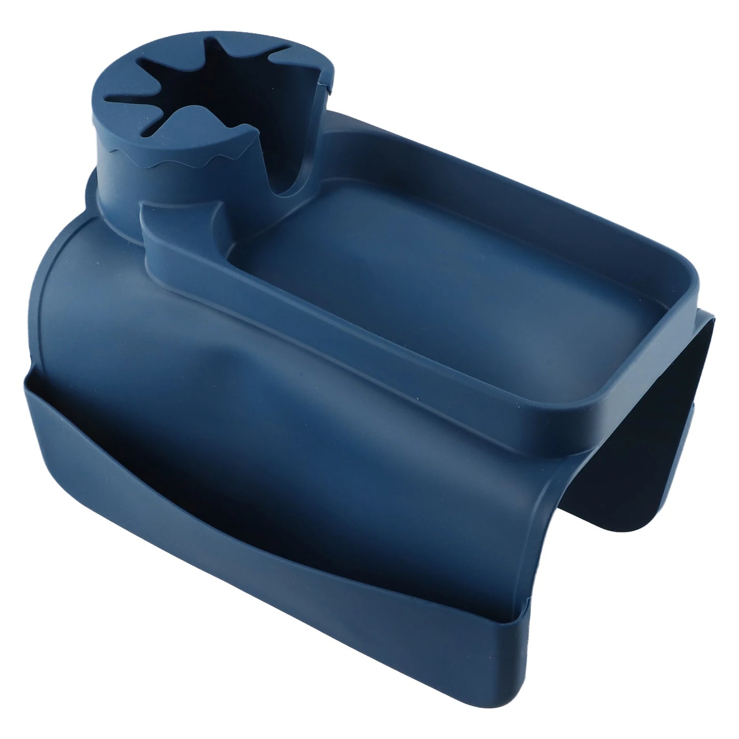 Non Slip Silicone Couch Cup Holder Tray with Side Pockets for Drinks and Remotes Convenient Organizer for Sofa