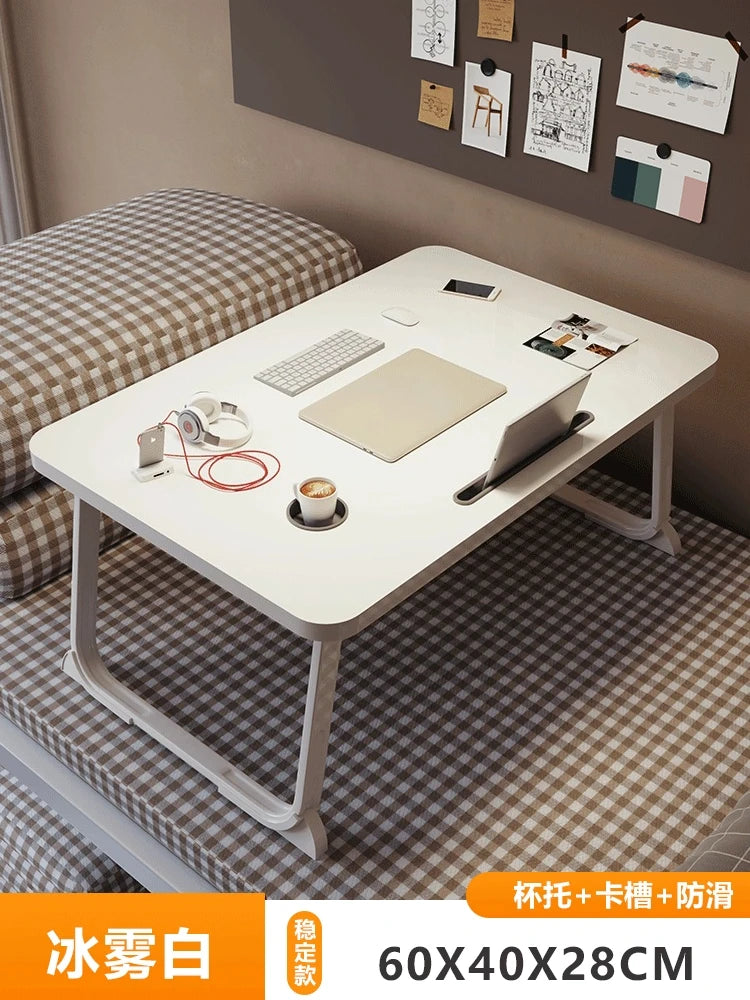 Folding Minimalist Corner Adjustable Portable Office Laptop Standing Desk Modern Ergonomic Lap L-Shaped Gaming Computer Bed