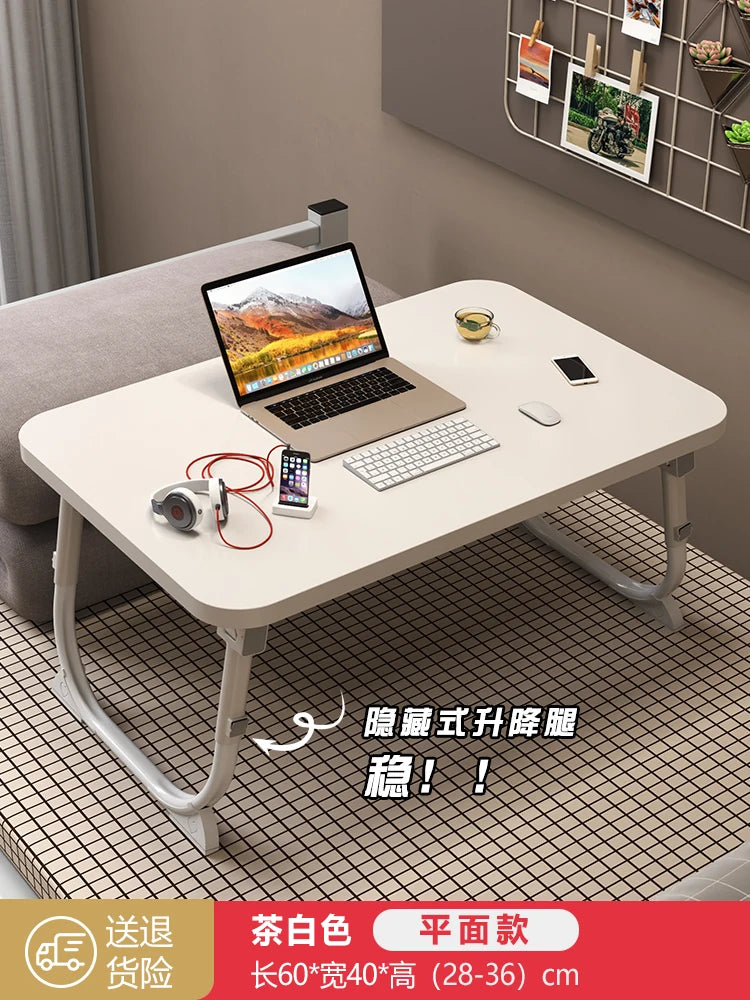 Folding Minimalist Corner Adjustable Portable Office Laptop Standing Desk Modern Ergonomic Lap L-Shaped Gaming Computer Bed