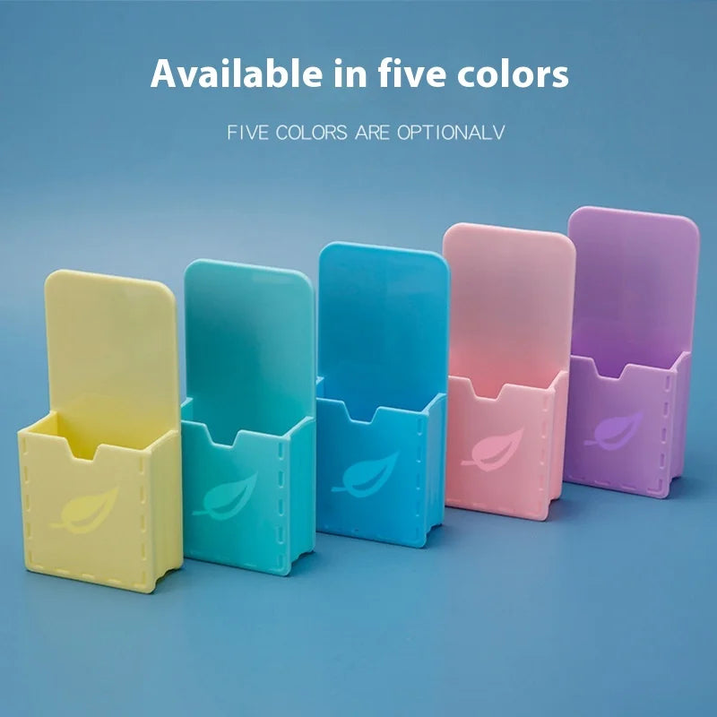 New Macaron Whiteboard Pen Storage Box Magnetic Hanging Suction Pen Holder Blackboard Wall Hanging Magnetic Graffiti Brush Box