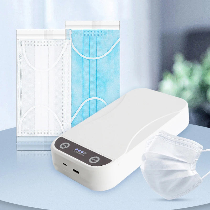 Disinfection Box UV 10w Multifunctional Mobile Phone Wireless Charger Disinfection Box Fully Sealed White Cleaning Box