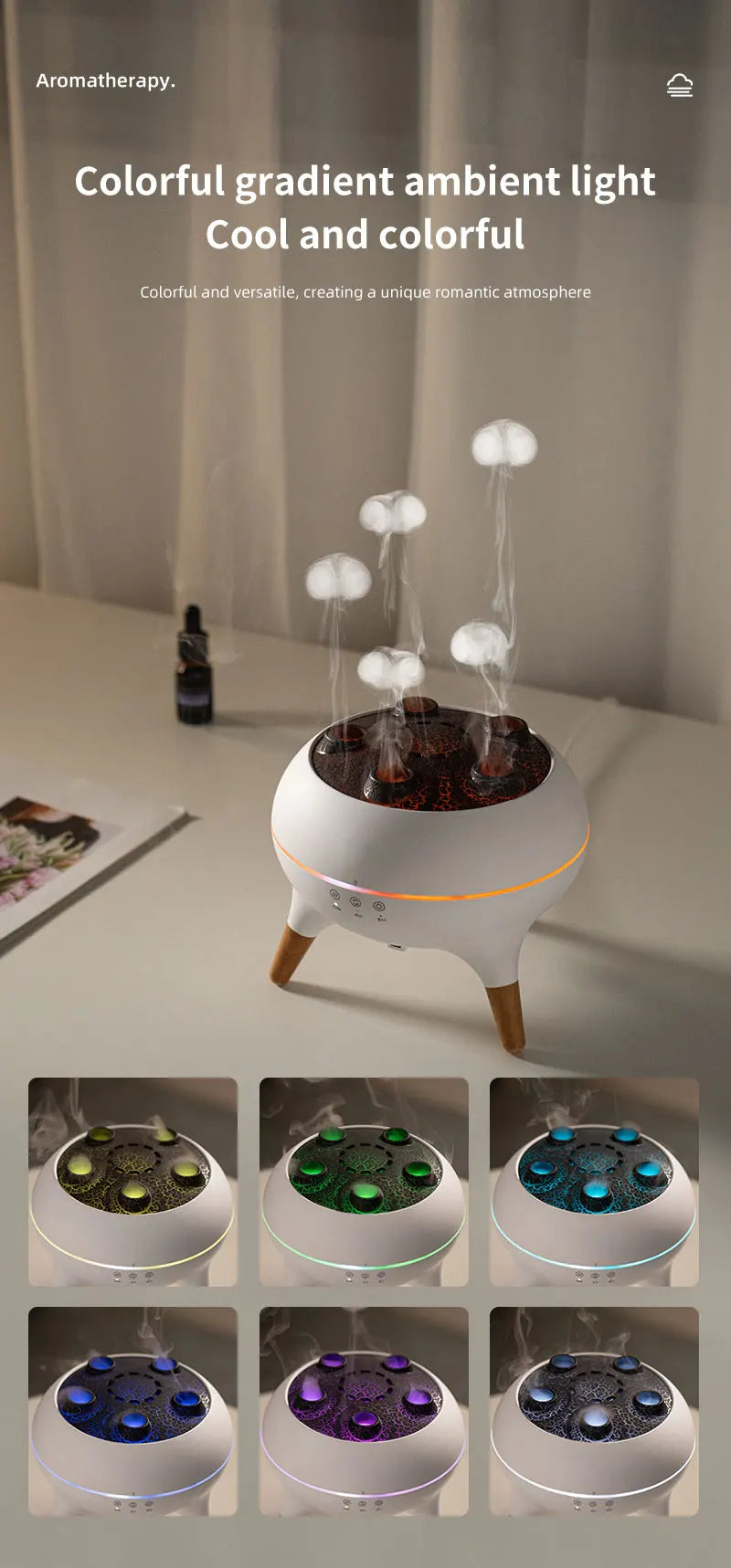 Dynamic Jellyfish Air Humidifier 250ml
