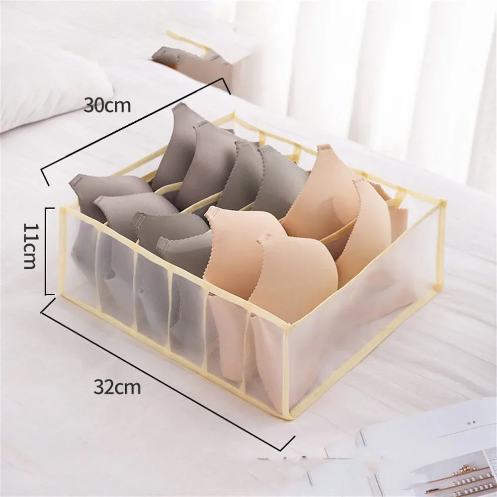 NeatNest™ Foldable Clothes Organizer – 6/7/9/11 Grid Wardrobe Divider
