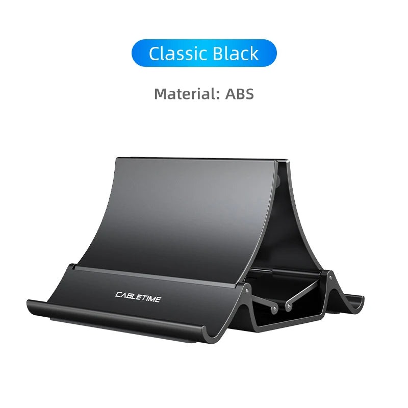 CABLETIME Vertical Laptop Stand Desktop Gravity Holder Notebook Support For MacBook Pro Air Surface HP Dell   iPad Tablet Stand