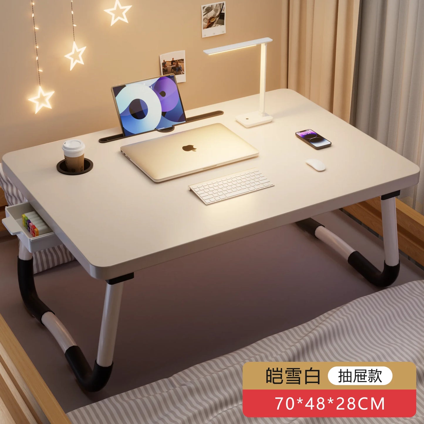 Office Desk Lap L-Shaped Computer Bed Portable Standing Laptop Minimalist Folding Modern Adjustable Ergonomic Gaming Corner