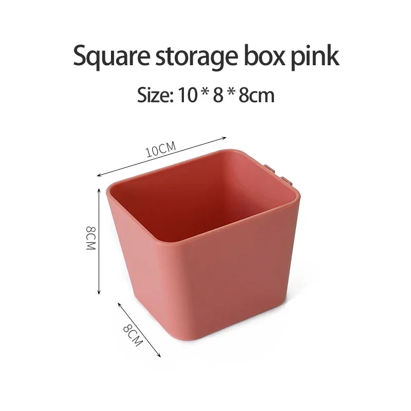 Hole Board Wall Shelf Hooks Self-adhesive Storage Rack Desk Organizer Room Organization Various Home Storage Accessories