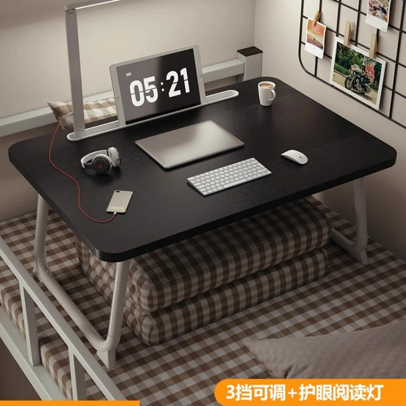 Folding Minimalist Corner Adjustable Portable Office Laptop Standing Desk Modern Ergonomic Lap L-Shaped Gaming Computer Bed
