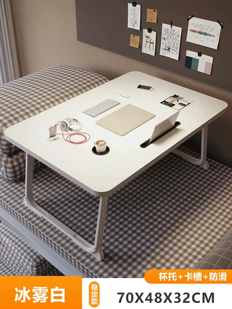Folding Minimalist Corner Adjustable Portable Office Laptop Standing Desk Modern Ergonomic Lap L-Shaped Gaming Computer Bed