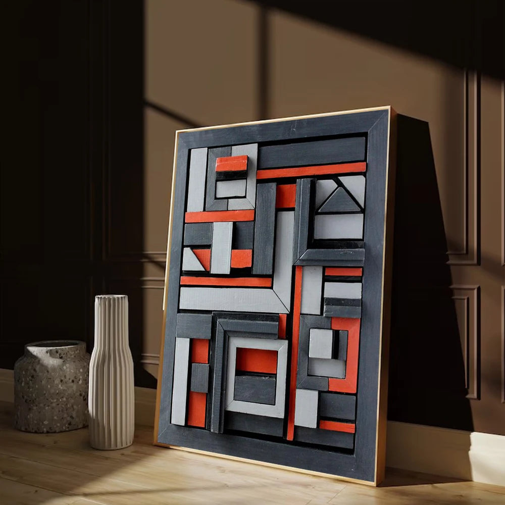 3D Visual Effect Abstract Texture Poster Prints For Living Room Home Decor Modern Minimalism Geometry Canvas Painting Wall Art