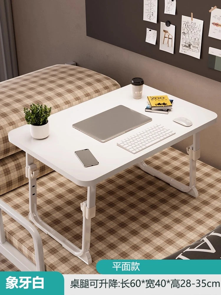 Folding Minimalist Corner Adjustable Portable Office Laptop Standing Desk Modern Ergonomic Lap L-Shaped Gaming Computer Bed