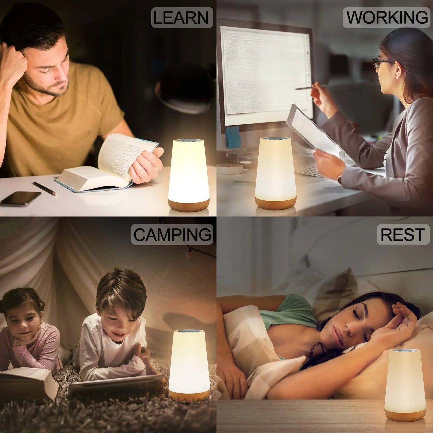 Magic RGB Night Light - 13 Colors Touch and Remote Control