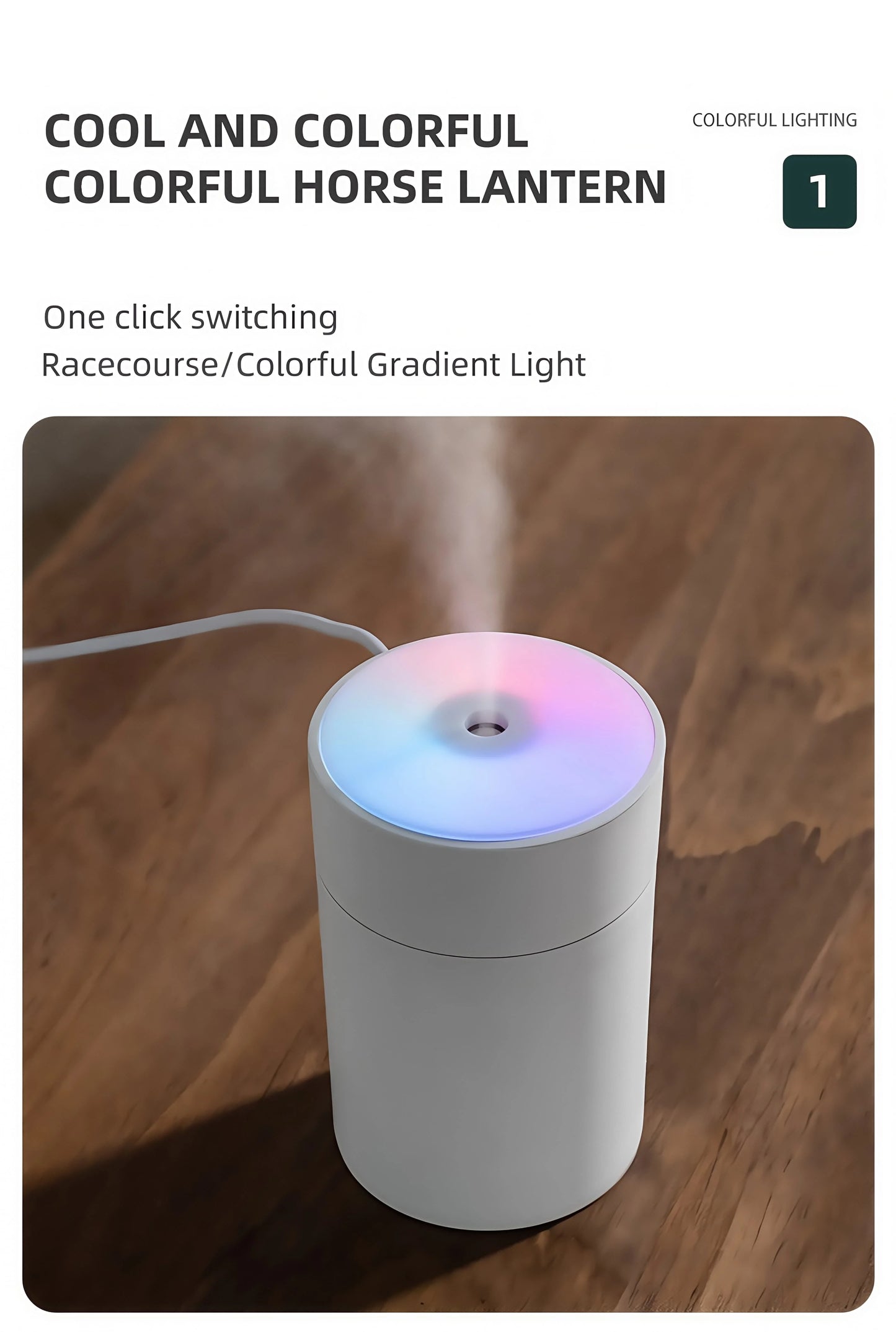 200ML Car Air Humidifier Portable Mini Spray Mist Humidifier with LED Light USB Powered Essential Oil Diffuser For Bedroom Home