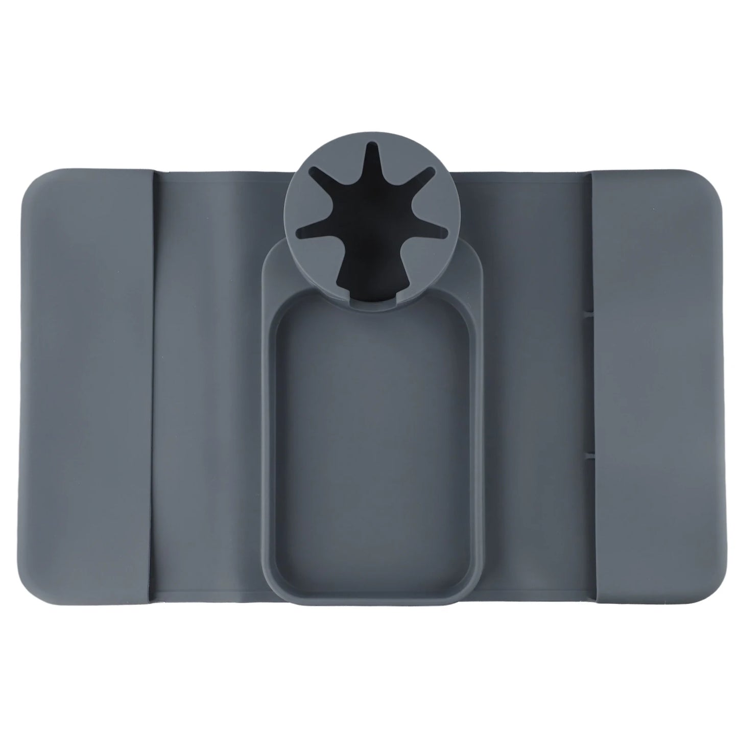 Non Slip Silicone Couch Cup Holder Tray with Side Pockets for Drinks and Remotes Convenient Organizer for Sofa